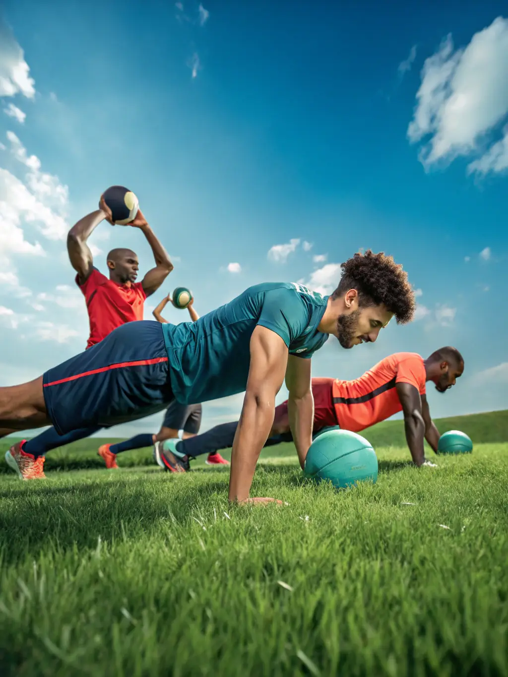 A dynamic image capturing young soccer players practicing shooting drills at Seattle Pacific Soccer Academy, highlighting power and accuracy.